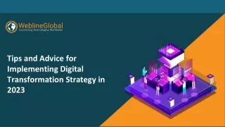 Digital Transformation Strategies - Process and Tips to Consider in 2023