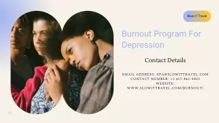 Choose The Leading Burnout Program For Depression