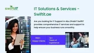 IT Solutions & Services - Swiftit.ae