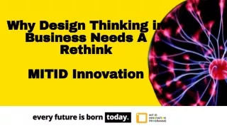 Design Thinking in Business - MIT ID Innovation