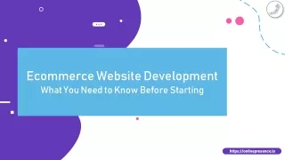 ecommerce website development what you need to know before starting
