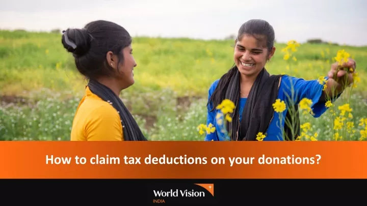 how to claim tax deductions on your donations