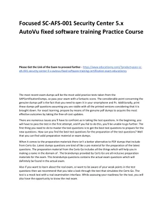 focused sc afs 001 security center 5 x autovu