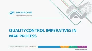 quality control imperatives in map process