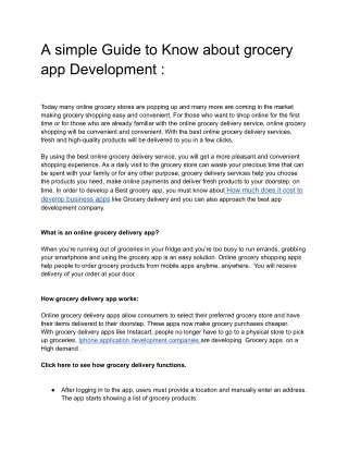 about grocery app - Google Docs
