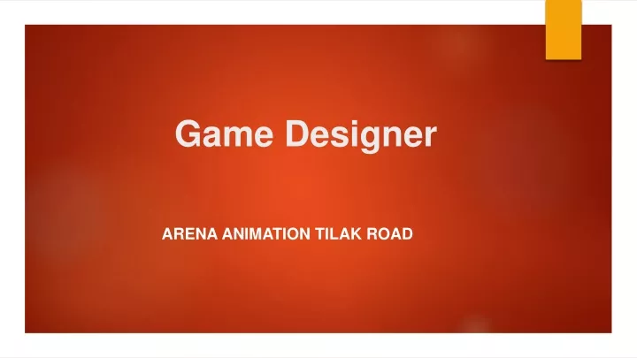 game designer