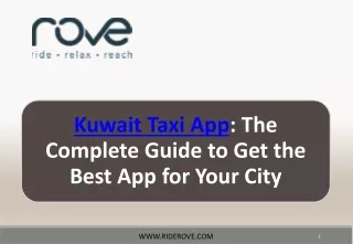 Top Kuwait taxi service app