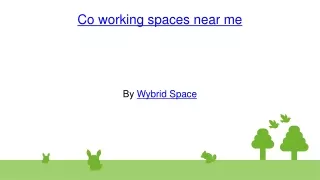 co working spaces near me