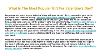 Valentine’s Special gift delivery in Canada | Gift Delivery Canada | Free Shippi