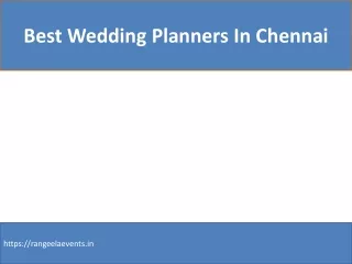 Wedding Event Organisers In Chennai