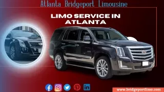Experience Luxury Transportation with Limo Service in Atlanta