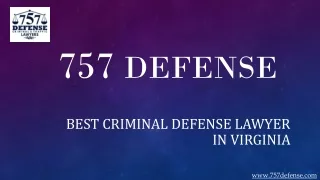 Best Criminal Defense lawyer in Virginia Beach