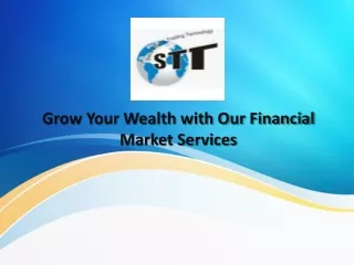 Maximize investment returns with our Financial Market Services