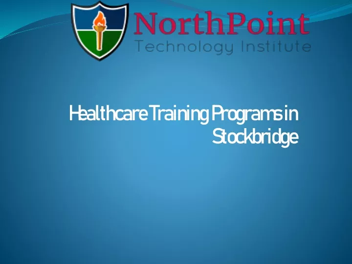 healthcare training programs in stockbridge