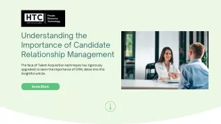 Understanding the Importance of Candidate Relationship Management