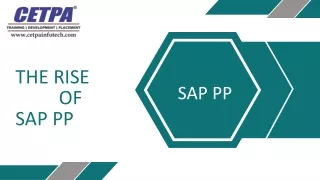 Benefits of SAP PP Course