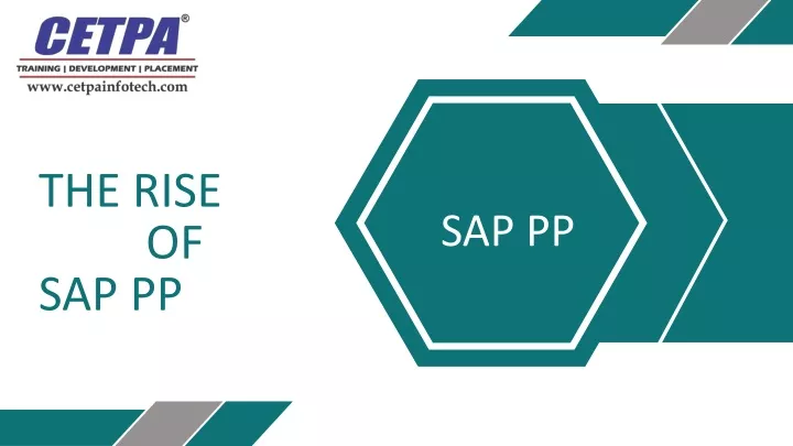 the rise of sap pp