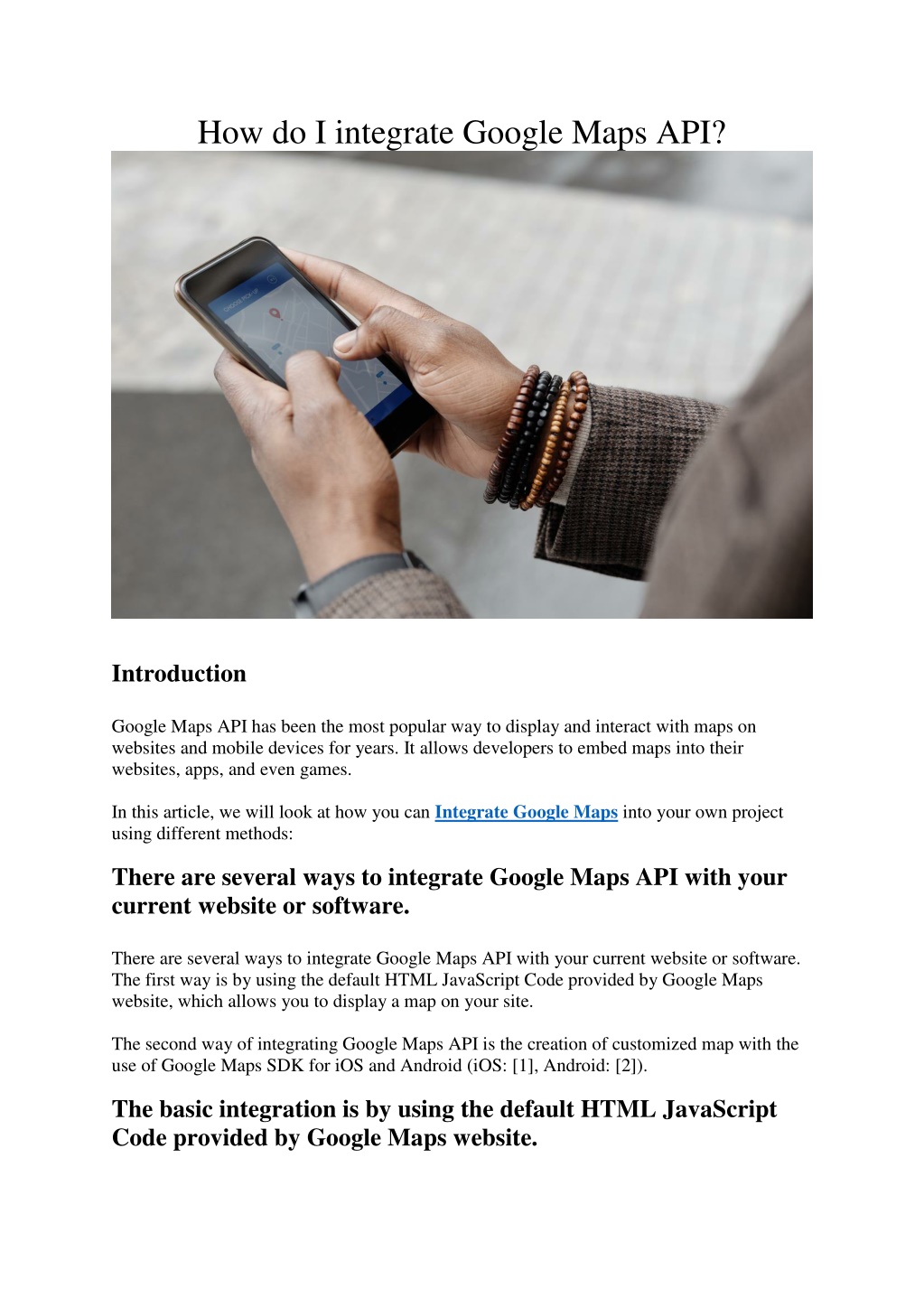 PPT - How do I integrate Google Maps API PowerPoint Presentation, free ...
