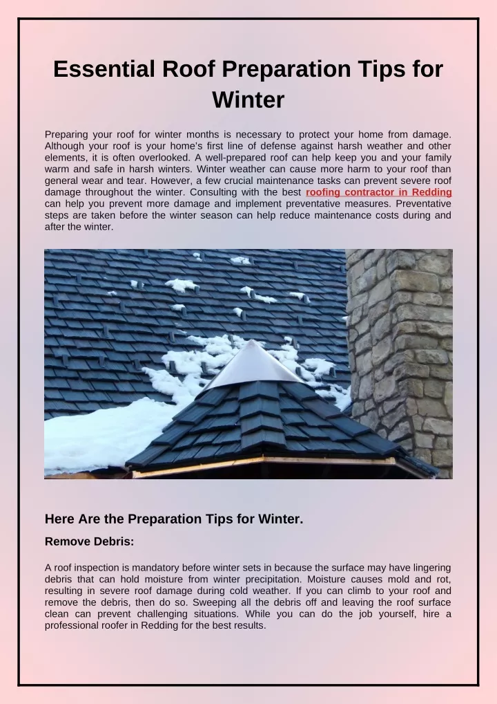 essential roof preparation tips for winter