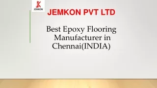 Best Epoxy Flooring In India.