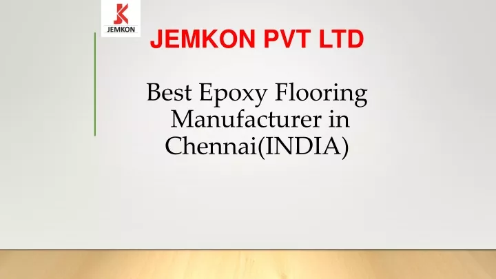 jemkon pvt ltd best epoxy flooring manufacturer in chennai india