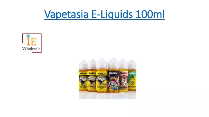 vapetasia e liquids 100ml