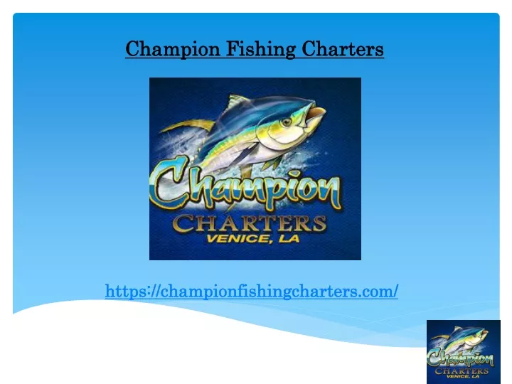 champion fishing charters