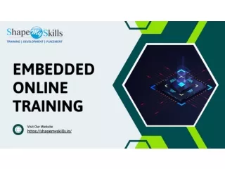 Best Way To Learn Embedded Online Training | ShapeMySkills