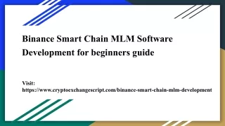 Binance Smart Chain Development coinjoker