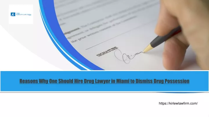 reasons why one should hire drug lawyer in miami