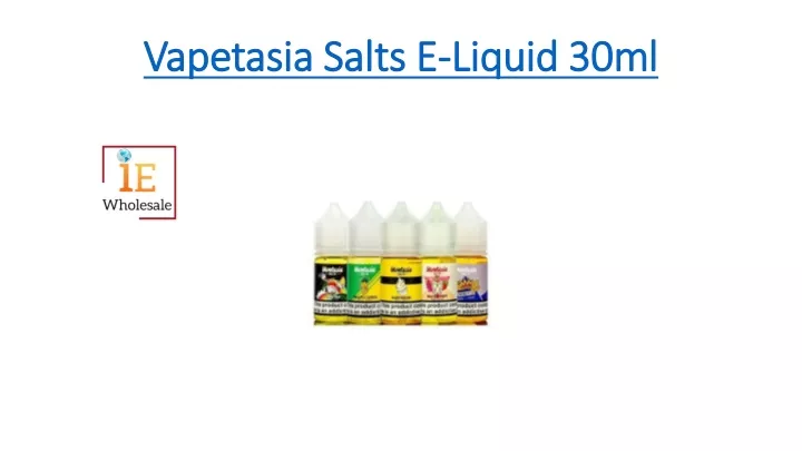 vapetasia salts e liquid 30ml