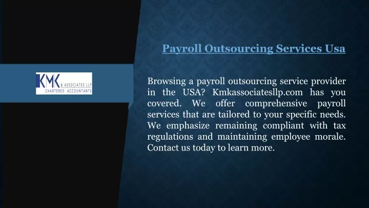 payroll outsourcing services usa