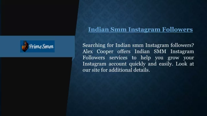 indian smm instagram followers