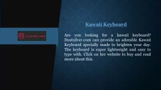 Kawaii Keyboard | Dustsilver.com