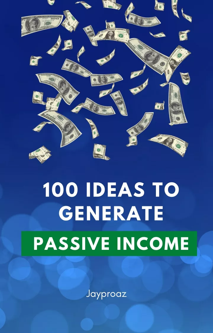 100 ideas to generate