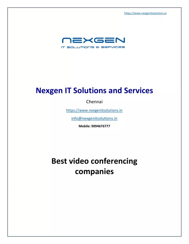 https www nexgenitsolutions in