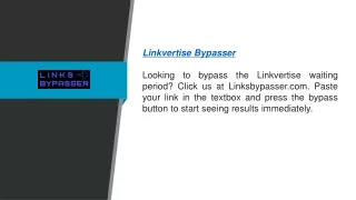 Linkvertise Bypasser  Linksbypasser.com