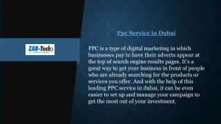 Ppc Service in Dubai11  Zabtechdigital.ae