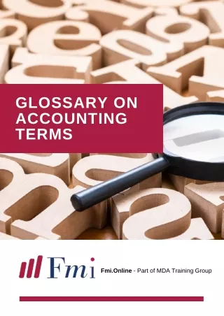 glossary on accounting terms