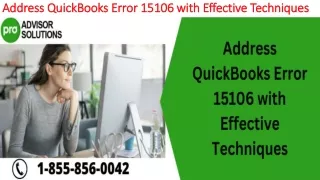 address quickbooks error 15106 with effective techniques