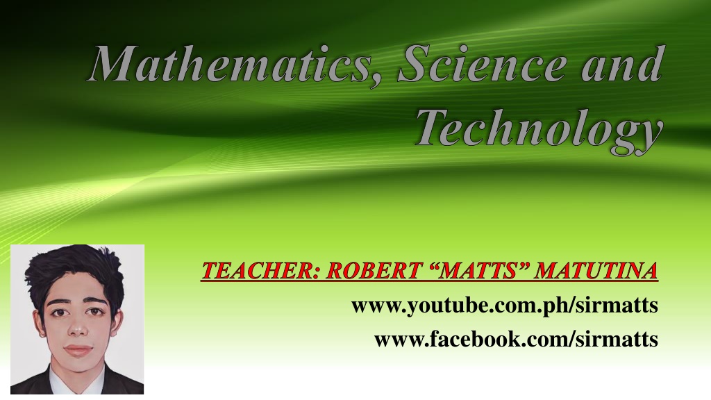 PPT - Mathematics science and technology PowerPoint Presentation, free ...