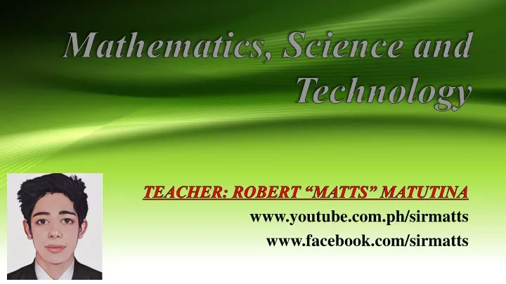 mathematics science and technology