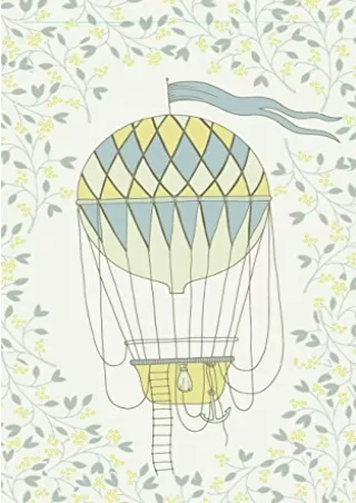 DOWNLOAD/PDF  Lemon Hot Air Balloon & Basket - Lined Notebook with Margins - 5x8