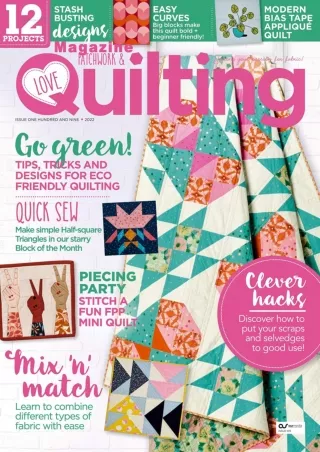 _PDF_ Magazine Patchwork & Quilting – Go green! Tips, Tricks And Designs For Eco