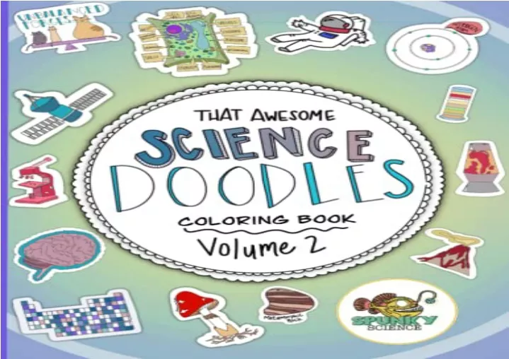 download science doodles volume 2 coloring book