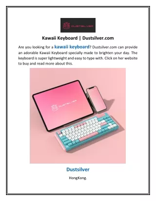 Kawaii Keyboard | Dustsilver.com