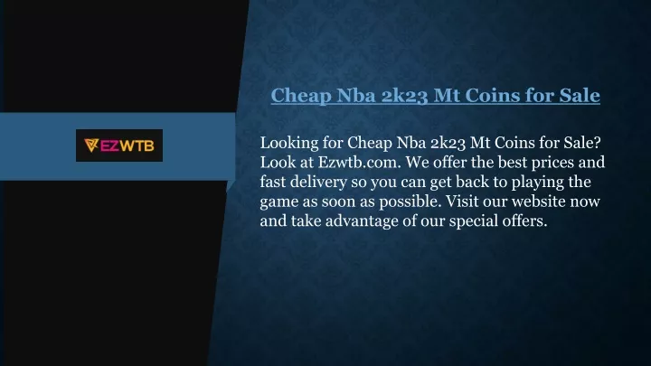 cheap nba 2k23 mt coins for sale