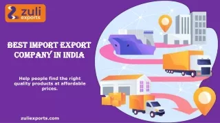 Best Import Export Company In India