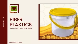 Premium Quality Plastic Tubs & Food Containers to Facilitate Transportation