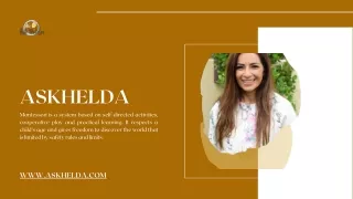 Montessori Courses | Askhelda.com